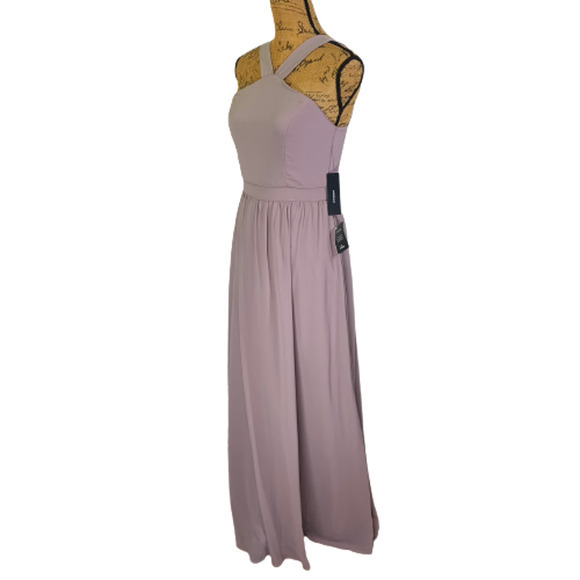 LULUS Taupe Air‎ of Romance Maxi Dress - NWT - Picture 9 of 16
